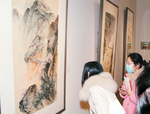 “回长安”：中国美术馆藏陕西作品精选展举行(图1)