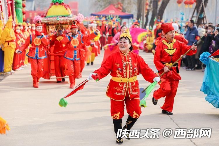 西安汉长安城汉风活动春节假期受热捧(图1)