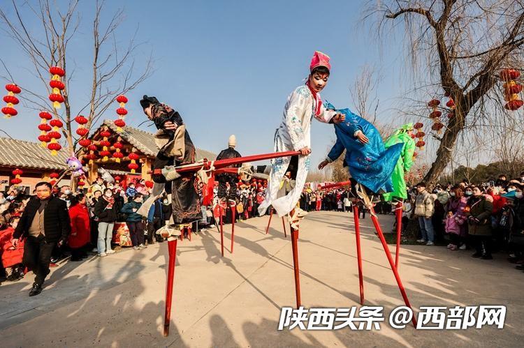 西安汉长安城汉风活动春节假期受热捧(图5)