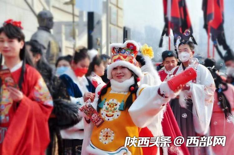 西安汉长安城汉风活动春节假期受热捧(图8)