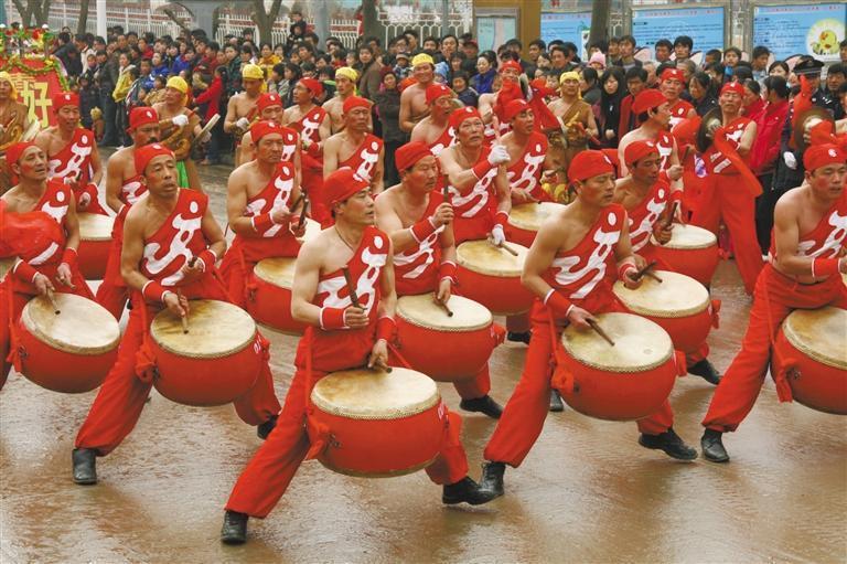 韩城行鼓被列入第二批国家级非物质文化遗产代表性项目名录(图2)