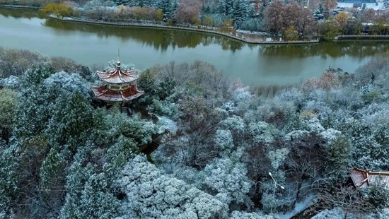 美炸！宝鸡初雪已至，许你一场浪漫人间(图3)