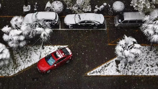 美炸！宝鸡初雪已至，许你一场浪漫人间(图7)