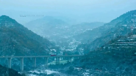 美炸！宝鸡初雪已至，许你一场浪漫人间(图5)