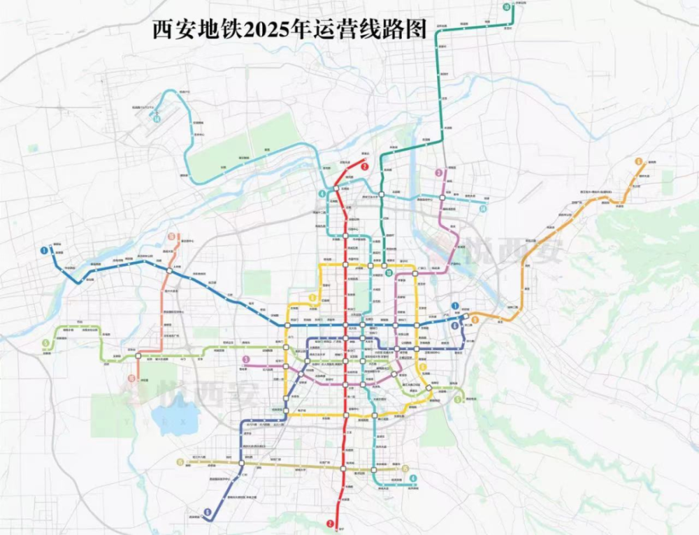 2023西安地铁突破300公里＋，三线通车八线待批(图4)