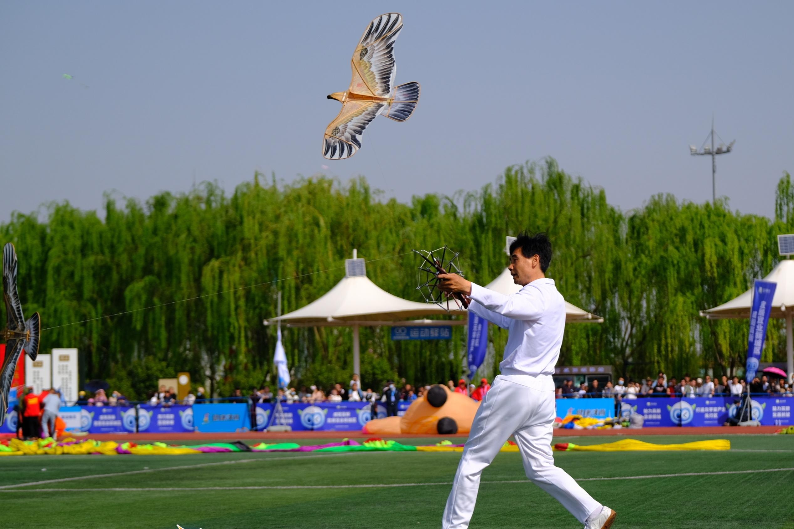 2023年“高新杯”第五届咸阳渭河国际风筝节在咸阳拉开帷幕(图10)