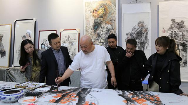 陕西当代画院雕塑画院雕塑画作品展暨特聘美术师聘任仪式在宝鸡民俗博物馆顺利举行(图2)